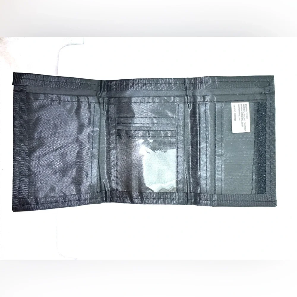 NEW SUPERHERO TRI-FOLD WALLET BLUE‎ BOOM BAM ZAP SMASH KRUNCH WHAM